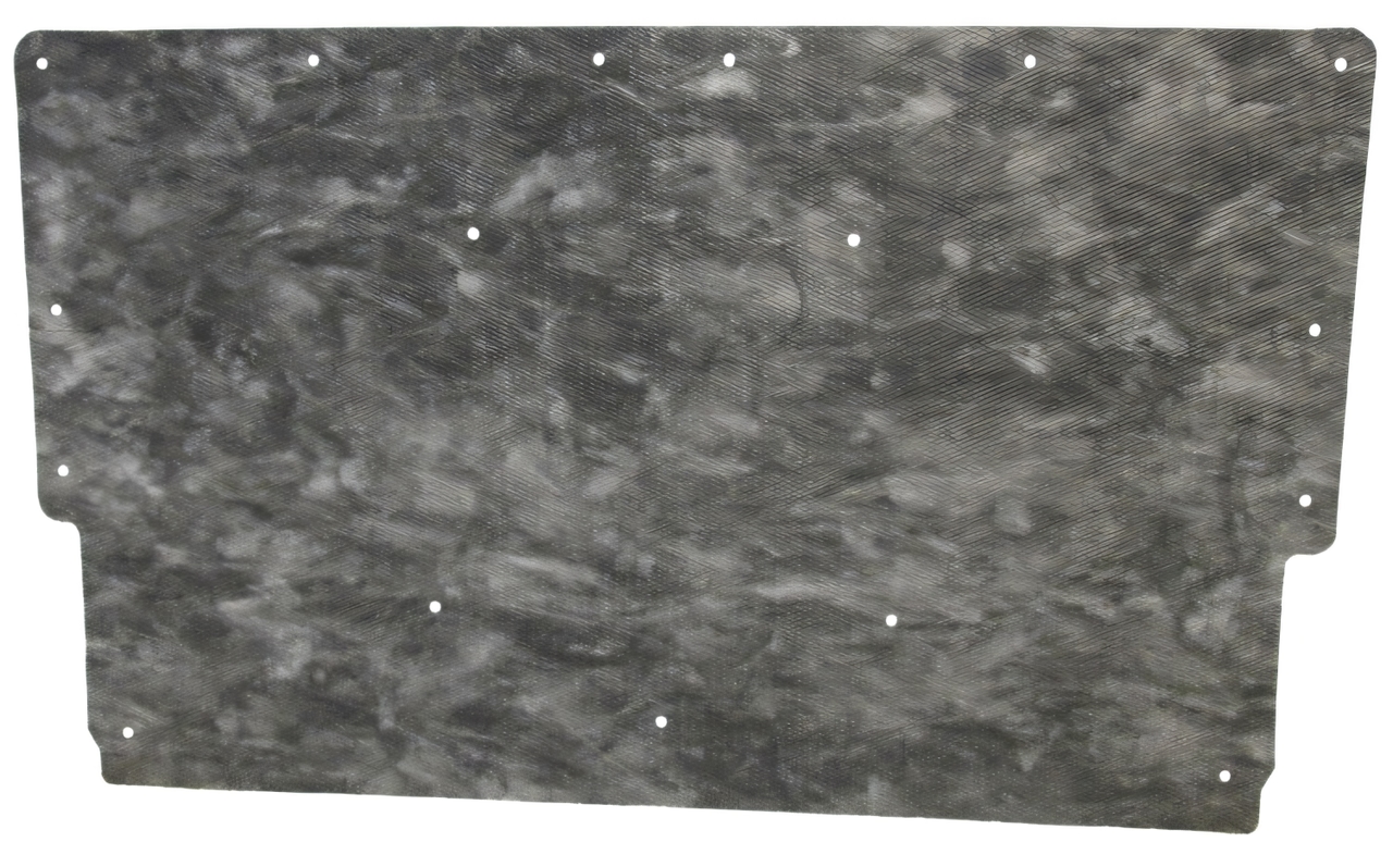 1965-1966 Chevrolet Cars Front Grey Hood Insulation Pad Heat Shield Fiberglass Noise & Heat Reduction Kit USA-Made