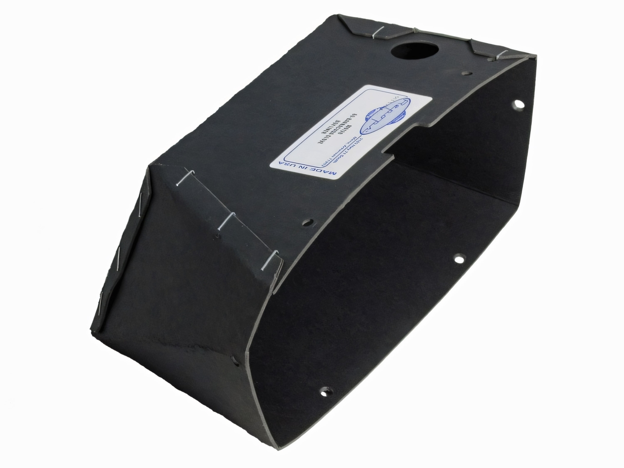 1966 Plymouth Barracuda Glove Box Liner Insert for 2 Door Hardtop - Right Front Black - OEM Quality - Collector Auto Supply