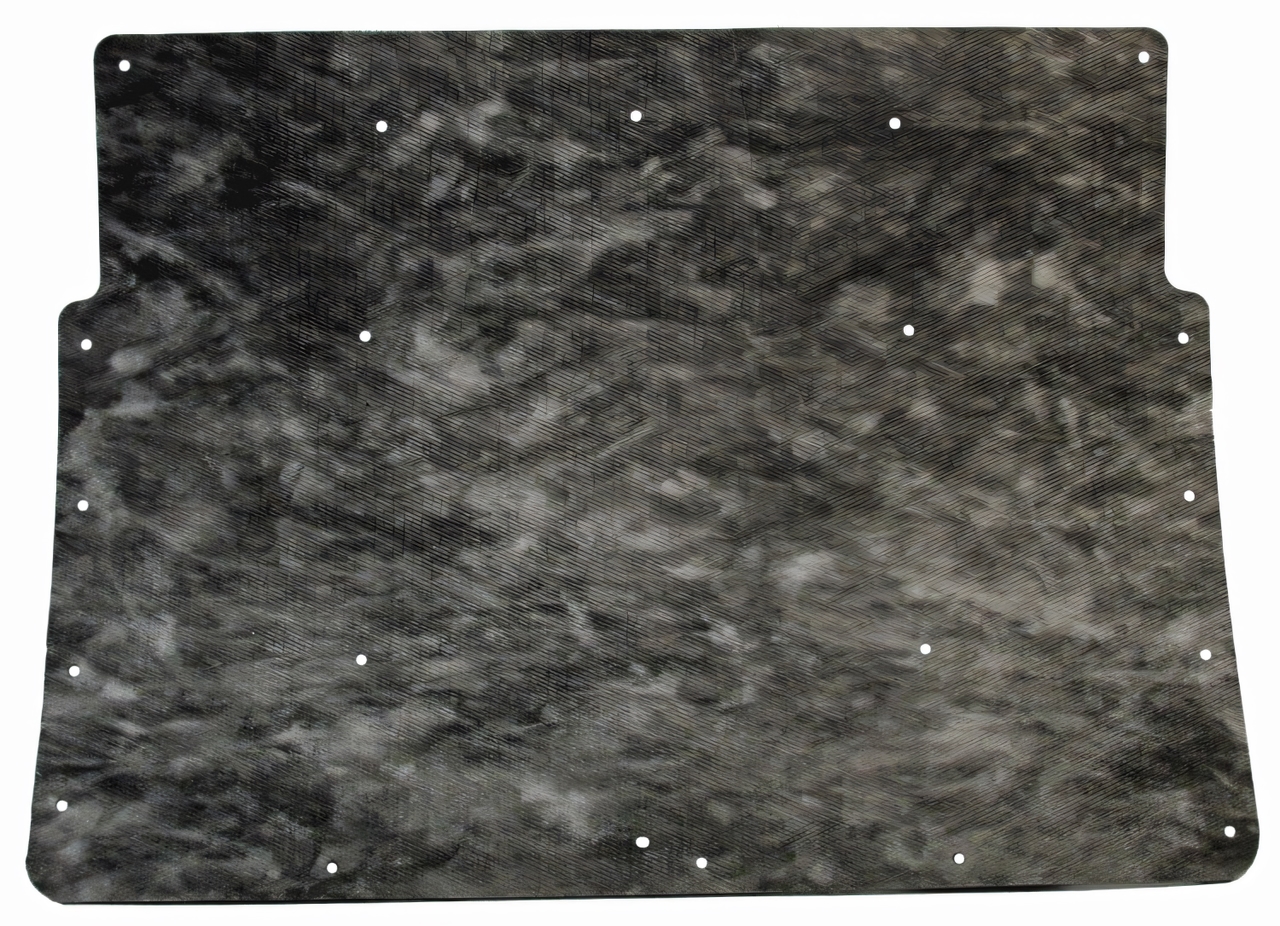 1967 Chevrolet Bel Air Impala Biscayne Hood Insulation Pad Heat Shield Front Grey Fiberglass 1 pc USA-made