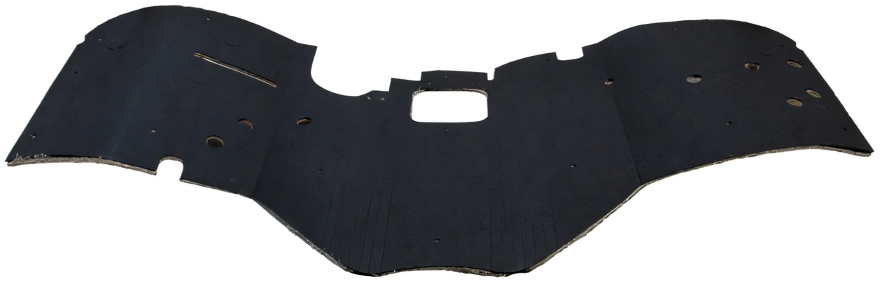 Firewall Insulation Pad for 1954-67 International R190 R225 Cardboard/Jute Black