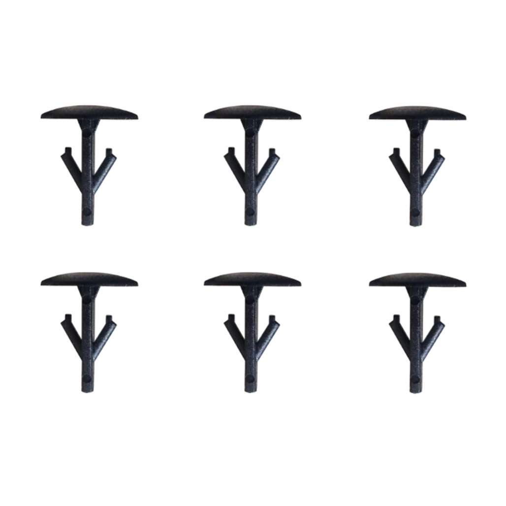 Cowl Panel Clip for Acura CL 1997-1999 6pc Precision CFK-2008-97