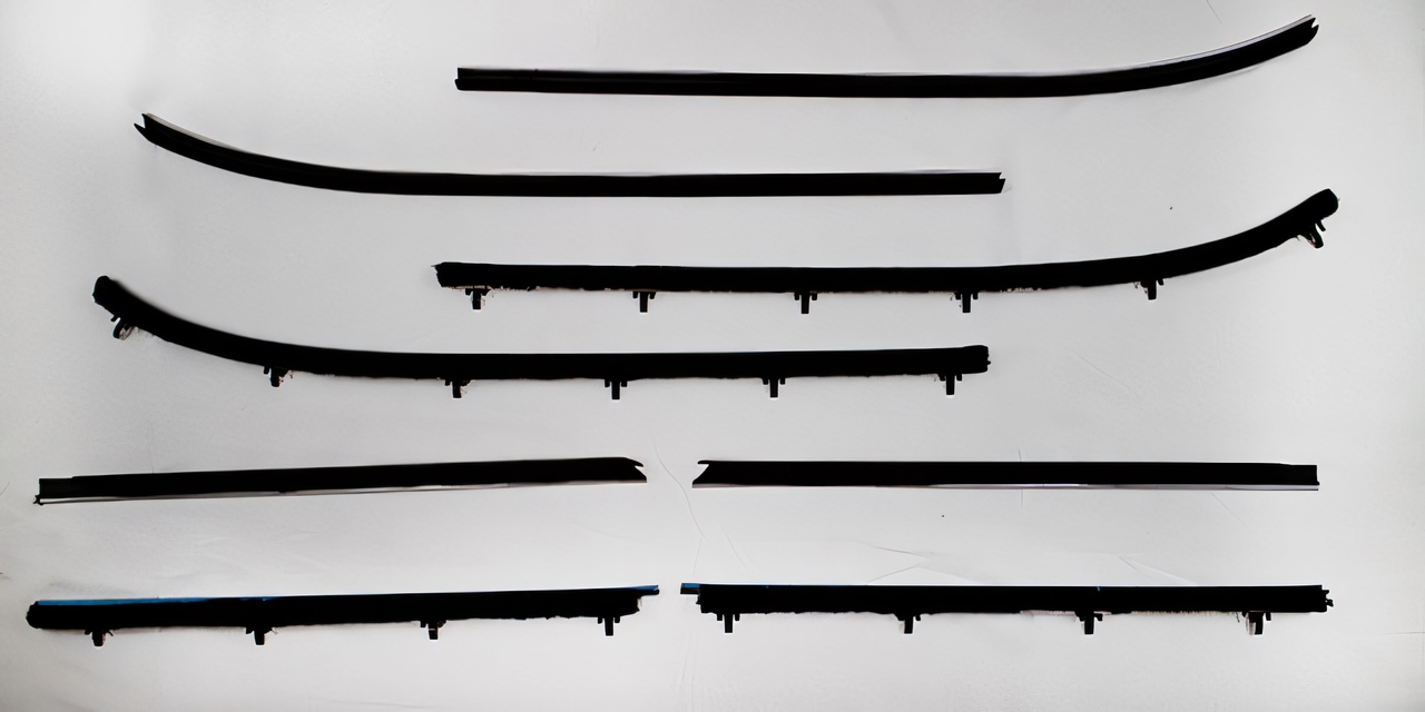 Window Sweeps Felt Kit for Buick Skylark 1970-72 Sedan, Inner Outer Weatherstrip Set - Authentic OEM Quality USA Made
