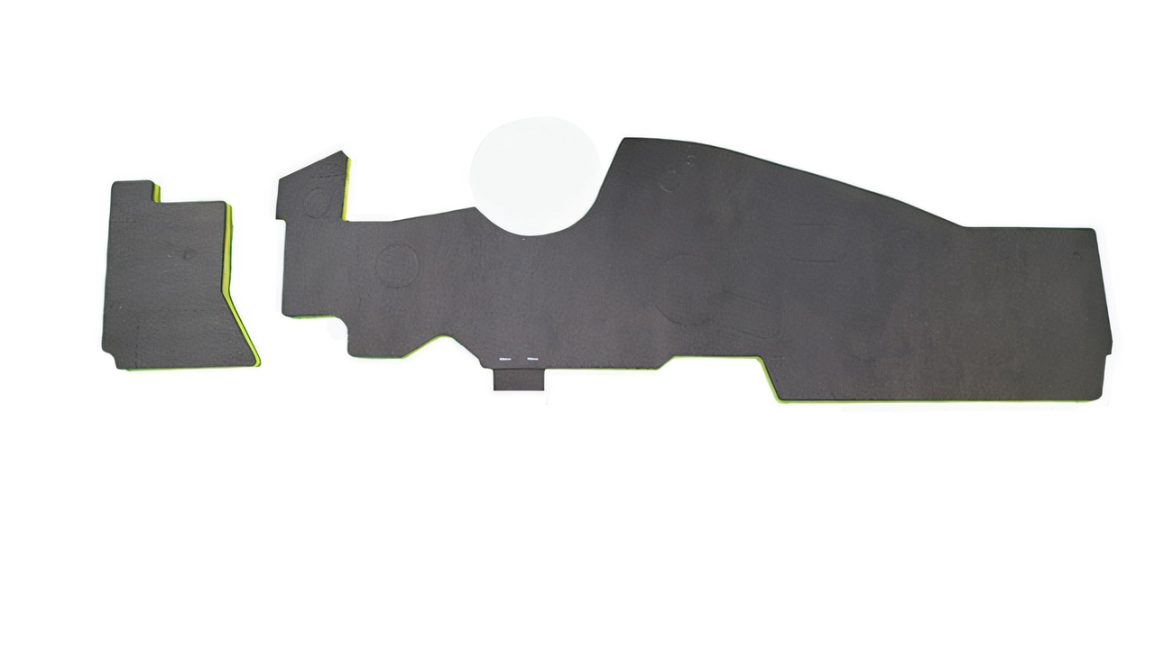 Firewall Sound Deadener Insulation Pad for 1966-1967 Charger Coronet Front Grey