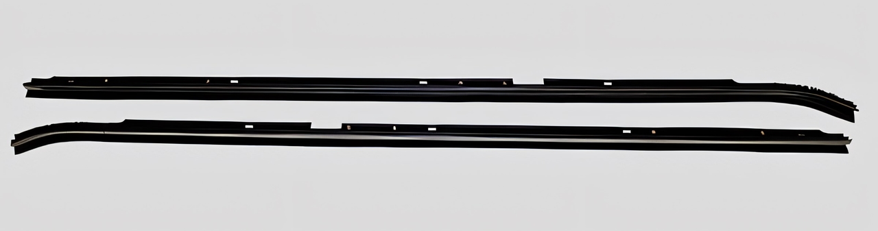Window Sweeps Felt Kit for 1981-1987 Buick Regal Black Left Right - Belt Line Weatherstrip Set of 2 Pieces