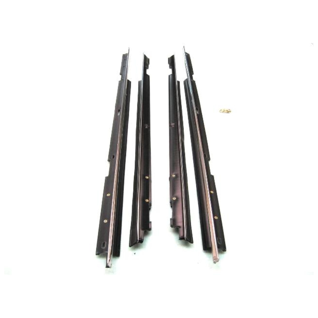 Window Sweeps Felt Kit Belt Line Weatherstrip for 1980-1990 GM Vehicles, Rear LH & RH - Replacement Parts for Vintage Cars