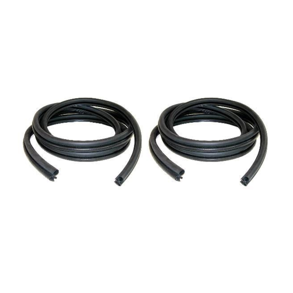 Weatherstrip Seal for Various MOPAR Vehicles, Front LH & RH, 1984-95, EPDM Rubber, Easy Installation