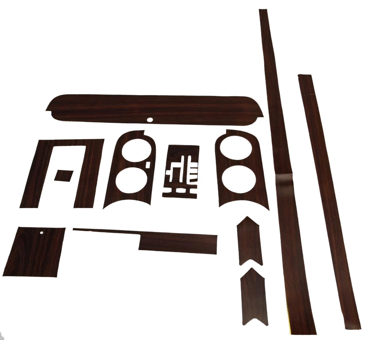 Dash Insert for 1965-66 Ford Mustang Console/Dash/Door Woodgrain Made in USA