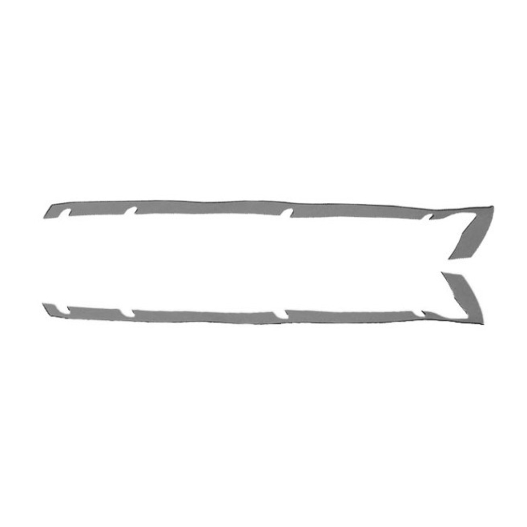 Roof Rubber Weatherstrip Seal LH, RH for 2007-2018 Jeep Wrangler