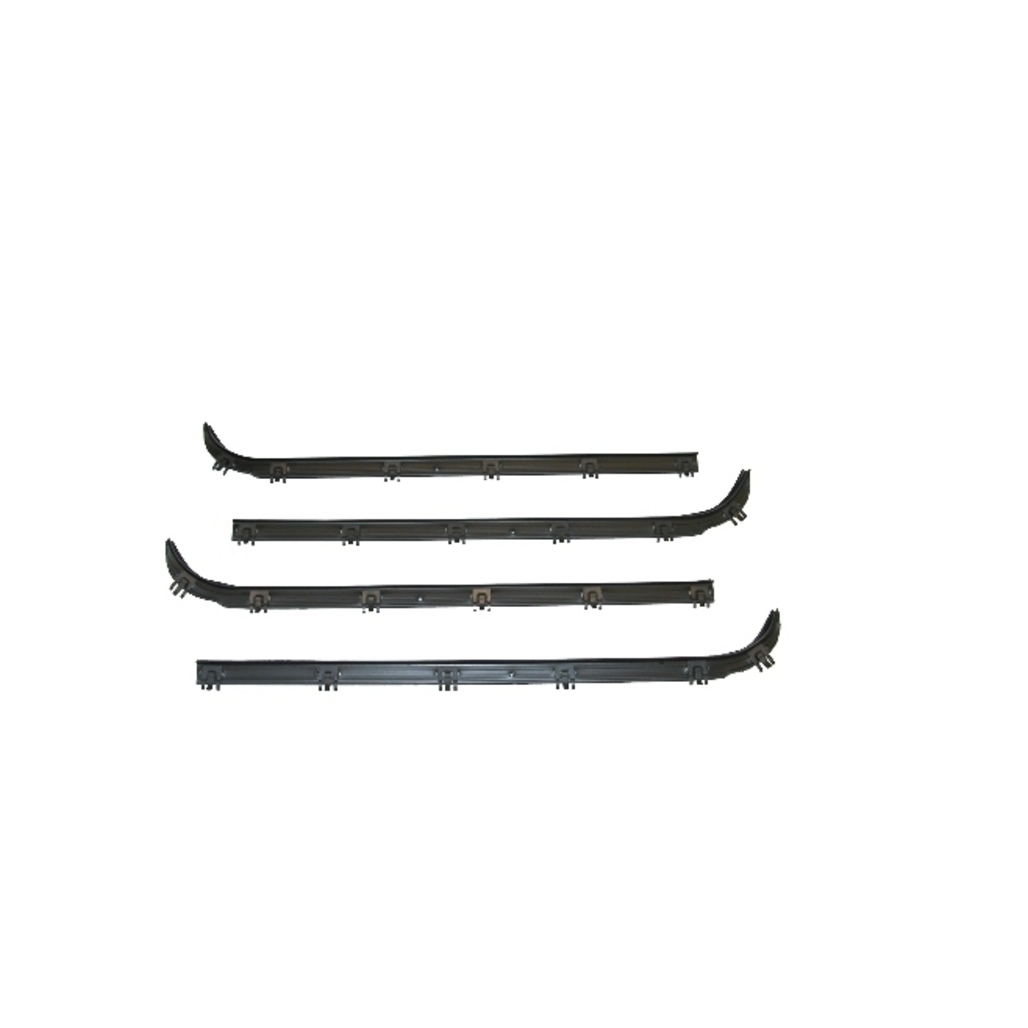 Window Sweeps Felt Kit Belt Line Weatherstrip for 1975-1991 Ford Econoline Van - Left & Right Side - 4 Pieces - USA Made