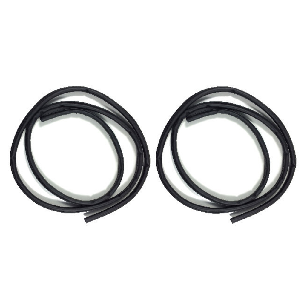 Rubber Weatherstrip Seal for Dodge Dakota: Front LH & RH, 1997-2004. Prevents drafts, reduces noise, and ensures a snug fit