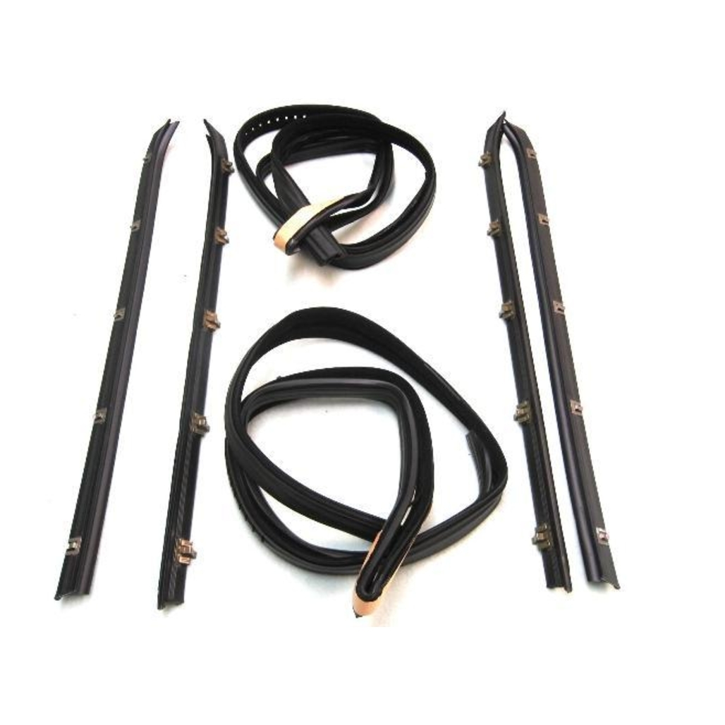 Window Sweeps Channel Kit for 1973-1980 Chevrolet & GMC Vehicles LH, RH - Smooth Window Movement & Noise Reduction