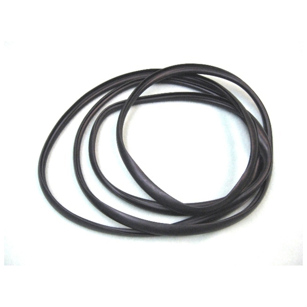 Windshield Molding Trim for 1997-2006 Jeep Wrangler, Black Rubber, Premium Quality, Easy Installation, Lifetime Warranty.