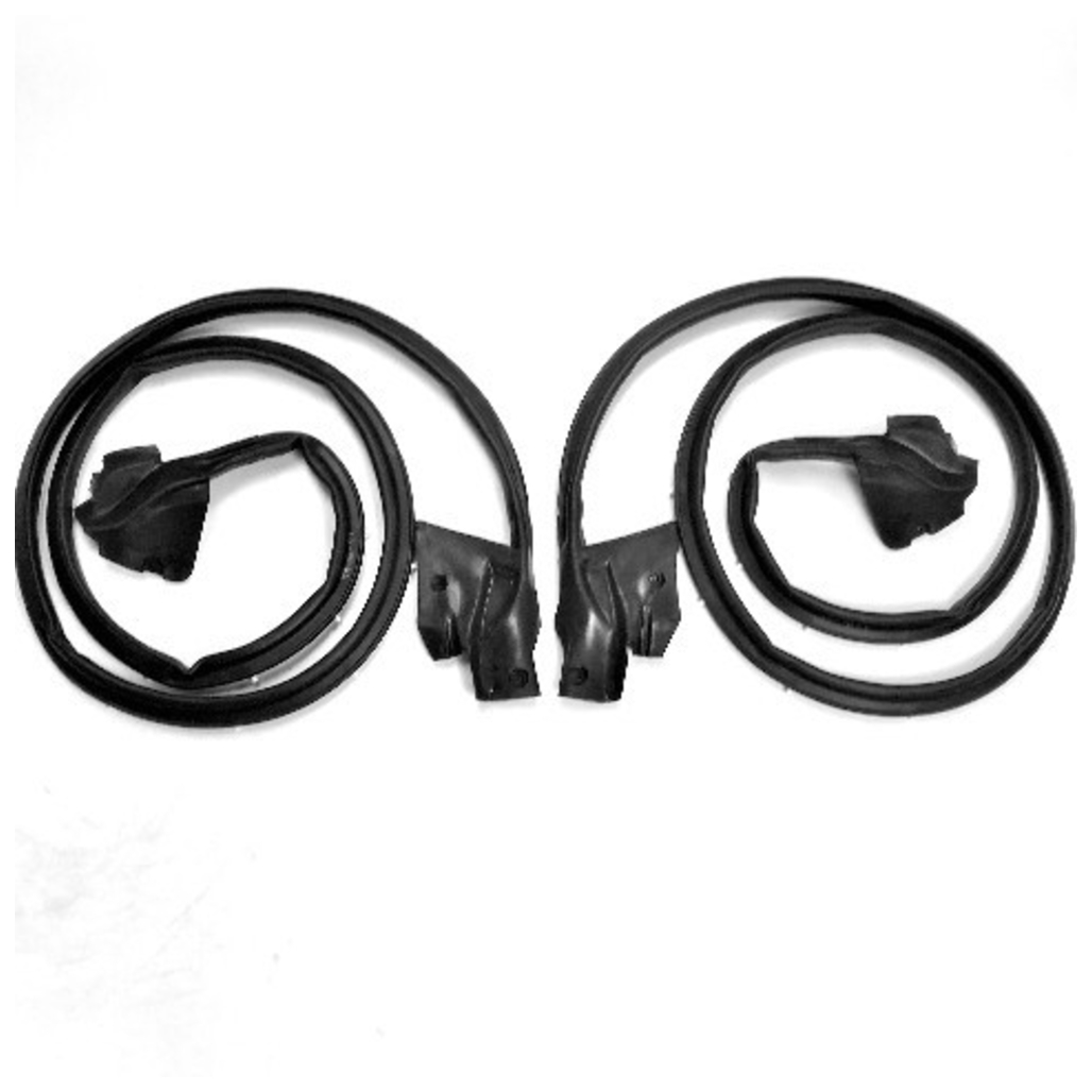 Weatherstrip Seal Kit for 1978-1988 Chevrolet Vehicles, EPDM Rubber, Easy Installation, Quieter Ride, Long-lasting