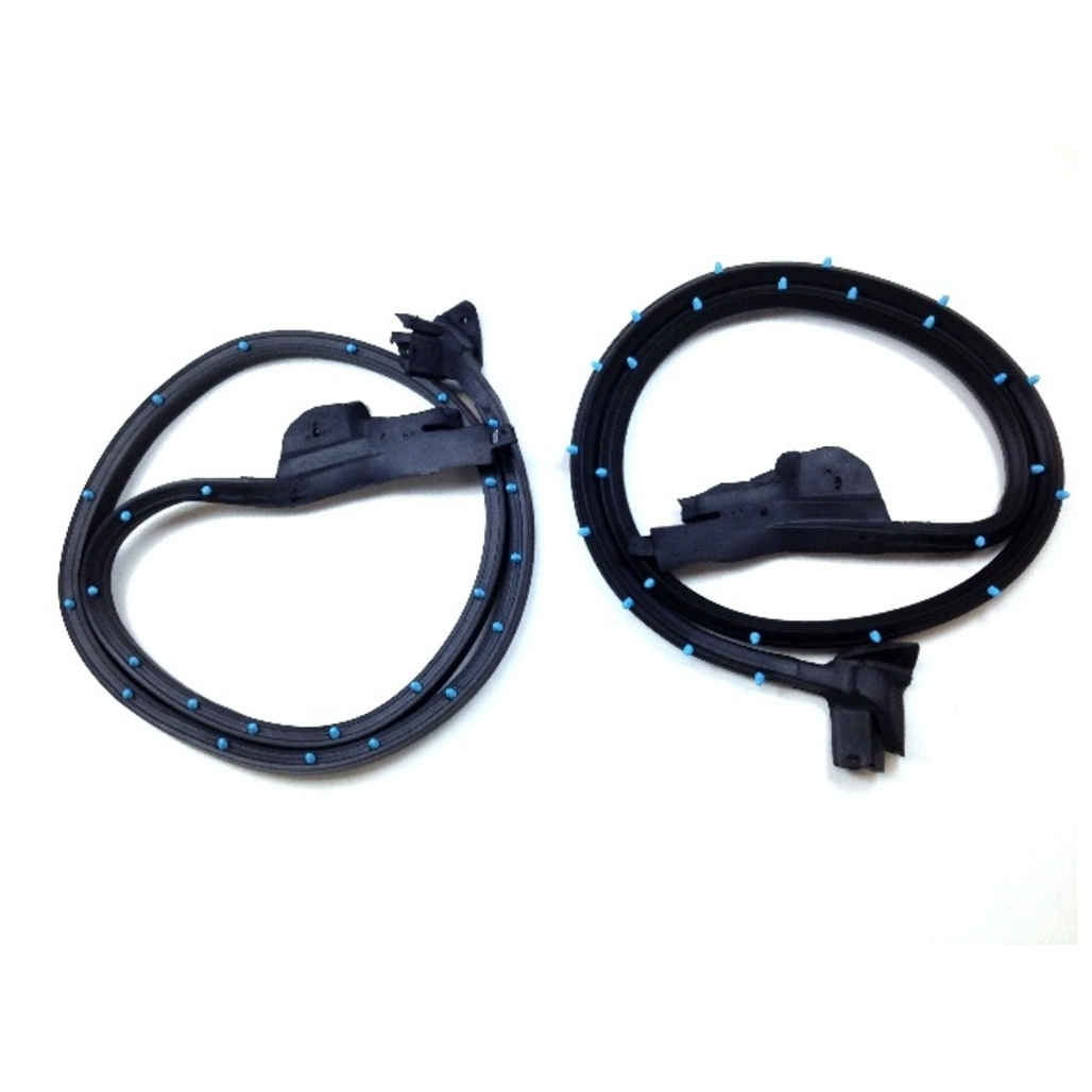 Weatherstrip Seal for Chevrolet Corvette, LH & RH Door Rubber Weatherstrip Kit, 1984-1989 Model, EPDM Rubber