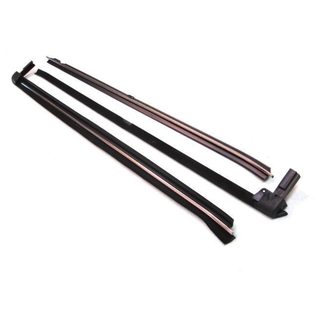 Replacement Window Sweeps Felt Kit for 1988-1993 Ford Mustang Convertible - Left & Right Weatherstrip Set - OEM Quality