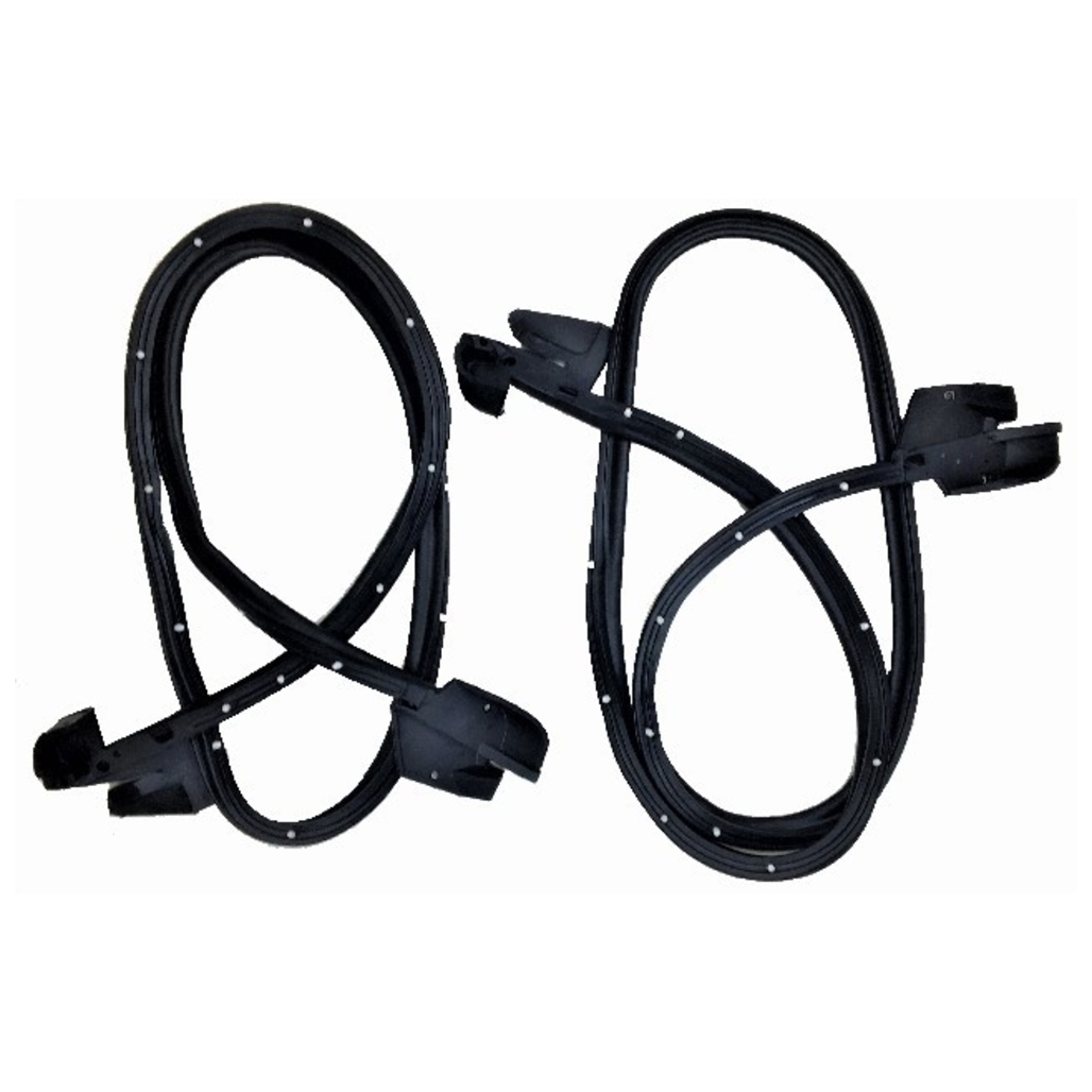 Weatherstrip Seal Kit for 1969-1972 GM Vehicles, EPDM Rubber, Easy Installation, Quieter Ride, Long Lifespan, Smooth Door