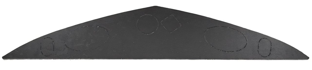 Unpainted Fiberboard Package Tray for 1973-1977 Classic Cars Rear Area Enhancement Kit from Collectors Auto Supply