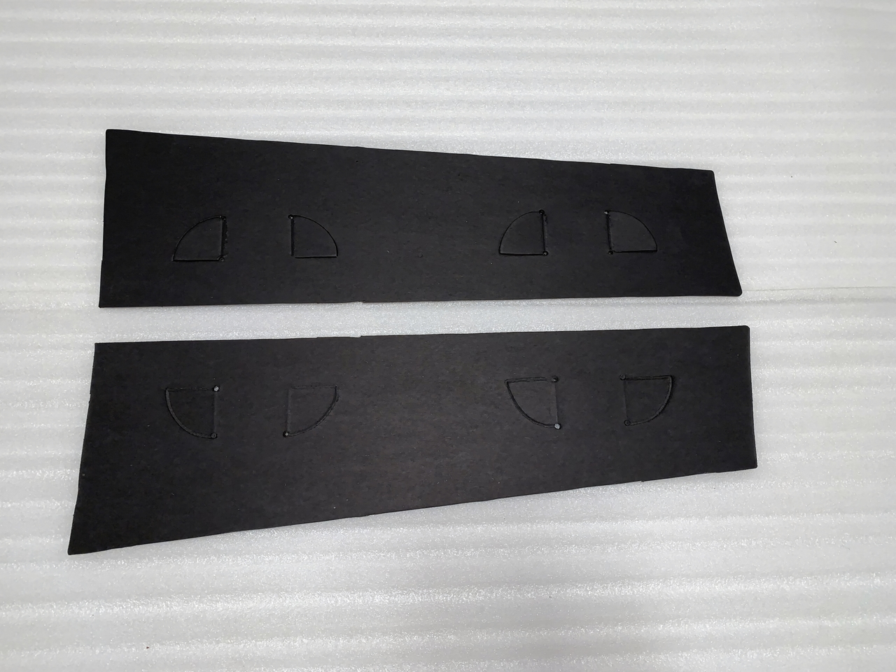 Trunk Floor Filler Board Panel 2pc for 1968-1969 Ford Torino 2/4 Door Cardboard