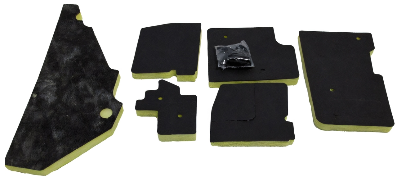 Firewall Sound Deadener Insulation Pad for 1970-74 Plymouth Cuda Front Grey w/AC