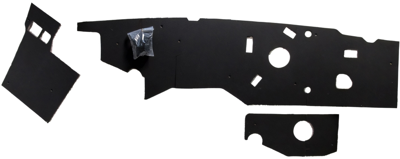 Firewall Sound Deadener Insulation Pad for 1963 Ford Galaxie Coupe Front Grey