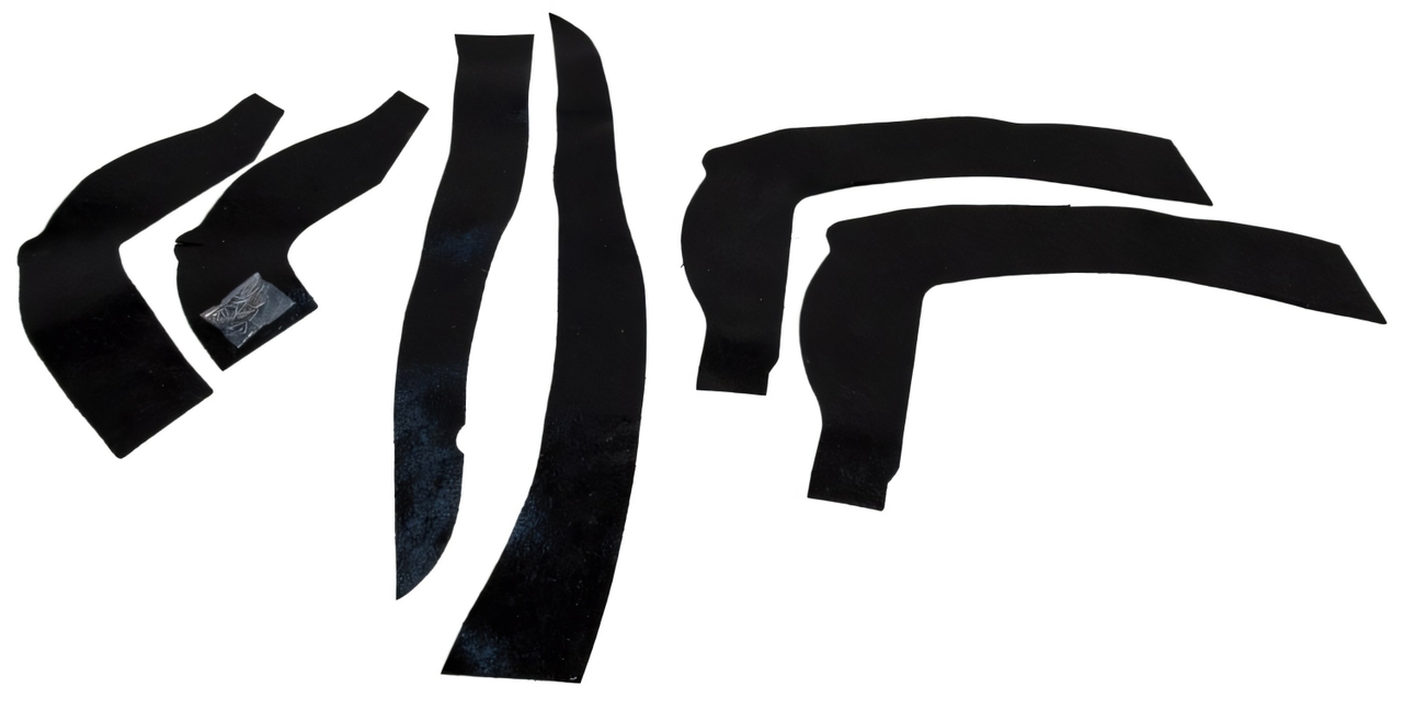 Fender Dust Splash Shield for Ford Comet 1966-67 2/4DR 6pc Rubber Made in USA