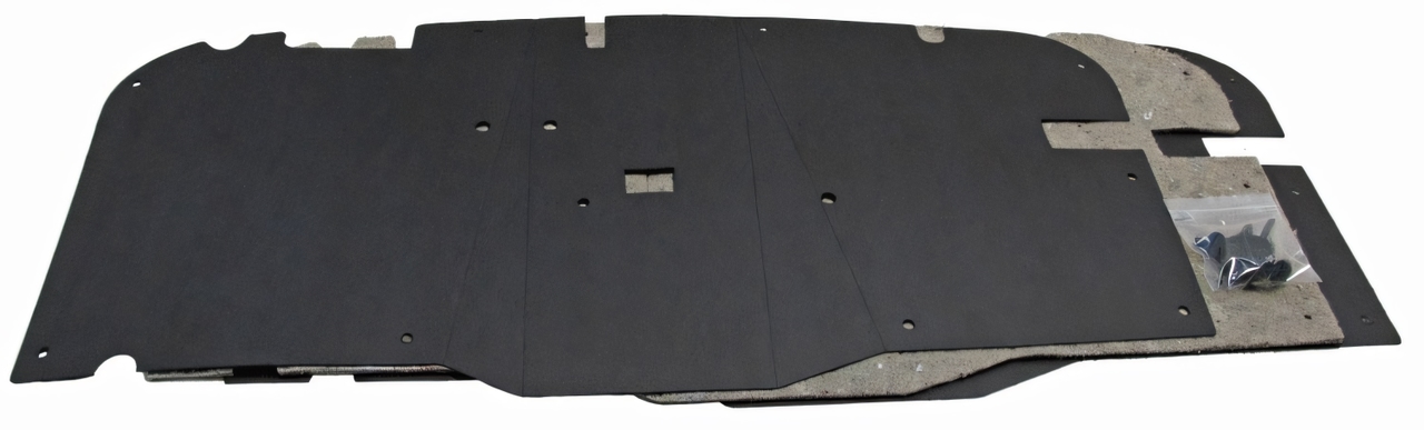 Firewall Insulation Pad for 1934-36 International Series C Cardboard/Jute Black