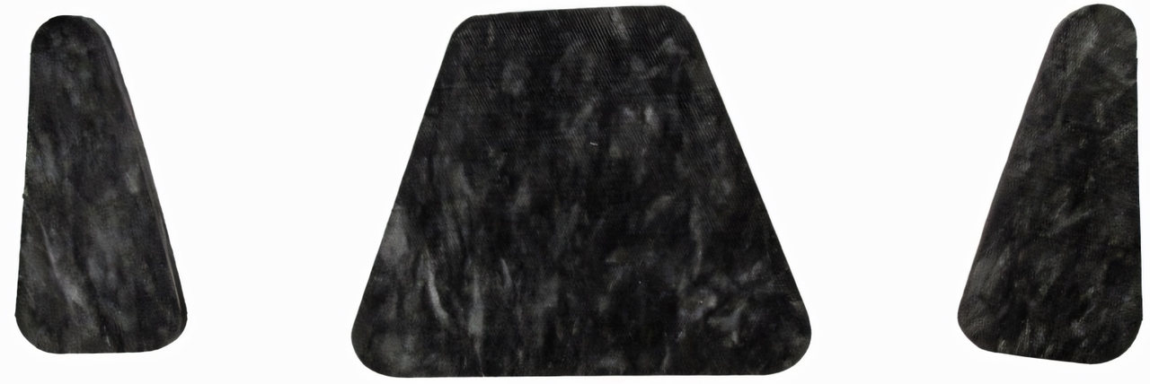 1963-65 Buick Riviera Fiberglass Hood Insulation Pad Heat Shield, Front Area Cover, 3pc Kit, US-Made - Reduce Engine Noise