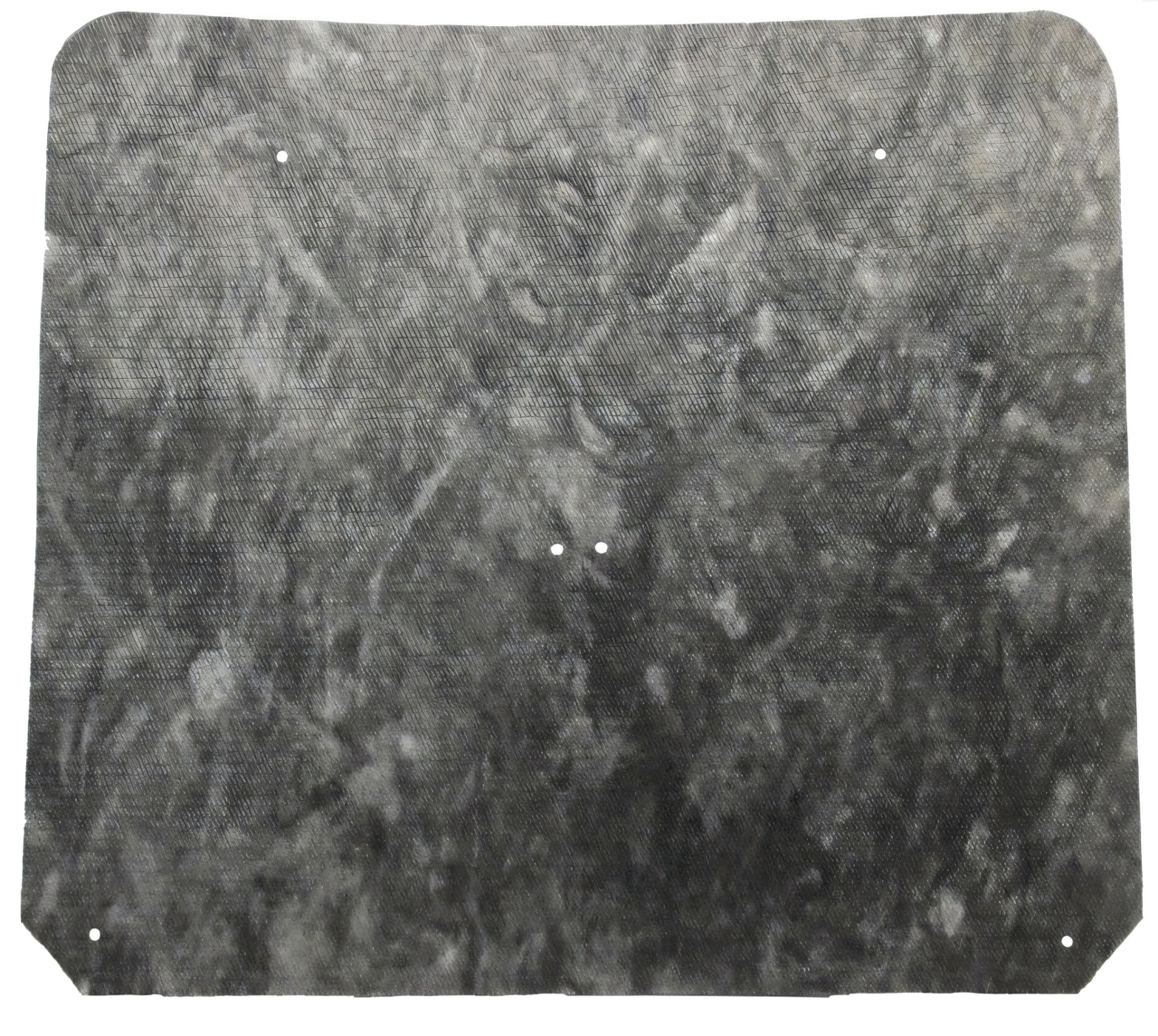 1964-65 Oldsmobile Cutlass Fiberglass Hood Insulation Pad Heat Shield with Clips, US-Made High-Grade Material