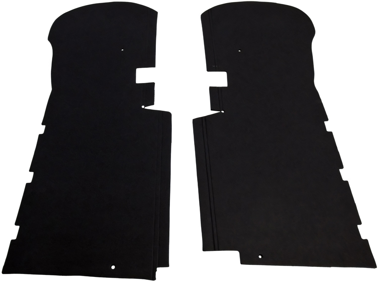 Trunk Side Panel Board 2Pc for 1967-1968 Mercury Cougar 2 Door Hardtop Black Trunk Side Panel Board 2Pc for 1967-1968 Mercury Cougar 2 Door Hardtop Black