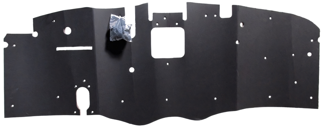 Firewall Insulation Pad for 1950-56 International Series L/R/S Cardboard Black