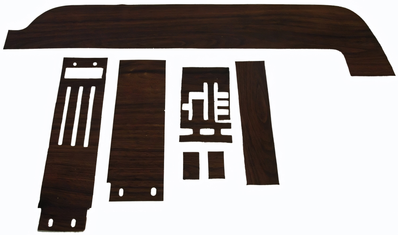 Dash Insert for 1968 Ford Mustang Console/Dash Woodgrain W/ A/C Made in USA