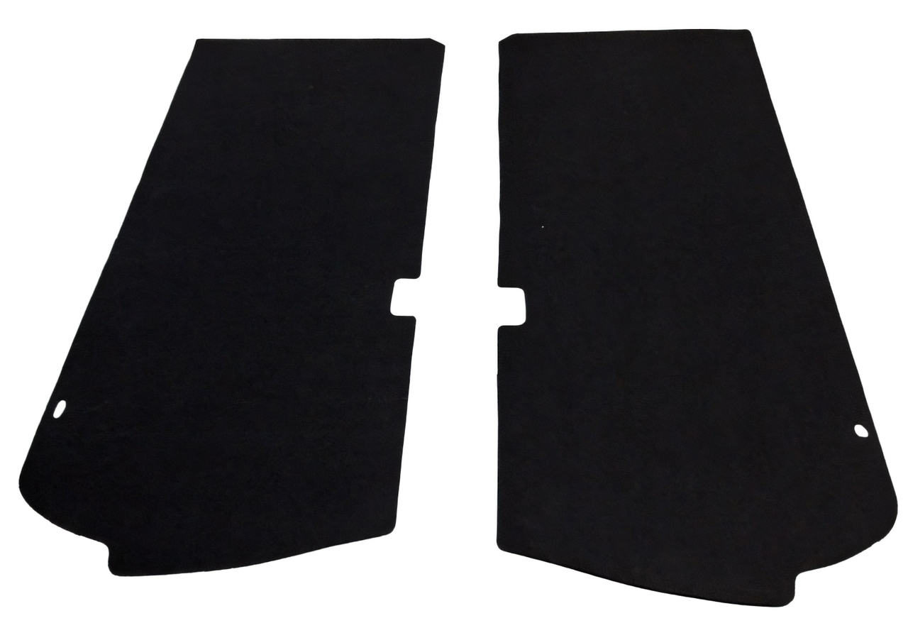 Trunk Side Panel Board 2Pc for 1969-70 Ford Mustang 2 Door Hardtop Black