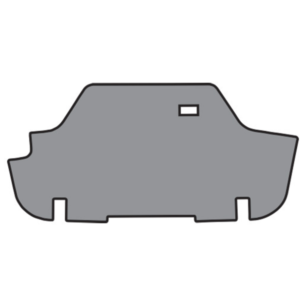 Trunk Mat for 1974-1977 AMC Matador Coupe 2DR, Molded Foam, Die Cut, OEM Quality, Complete Coverage, Interior Carpet.