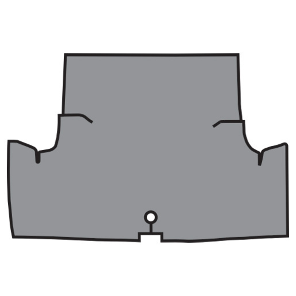 1971-1973 Ford Mustang Coupe Trunk Mat, Vinyl Die Cut 1Pc, Interior Carpet Replacement, US-Made, OEM Quality