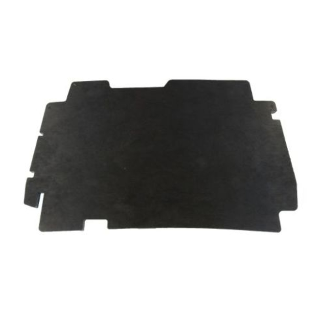 Fiberglass Hood Insulation Pad Heat Shield for Jeep Cherokee, Gray/Black, US-made, Reduce Engine Noise & Heat