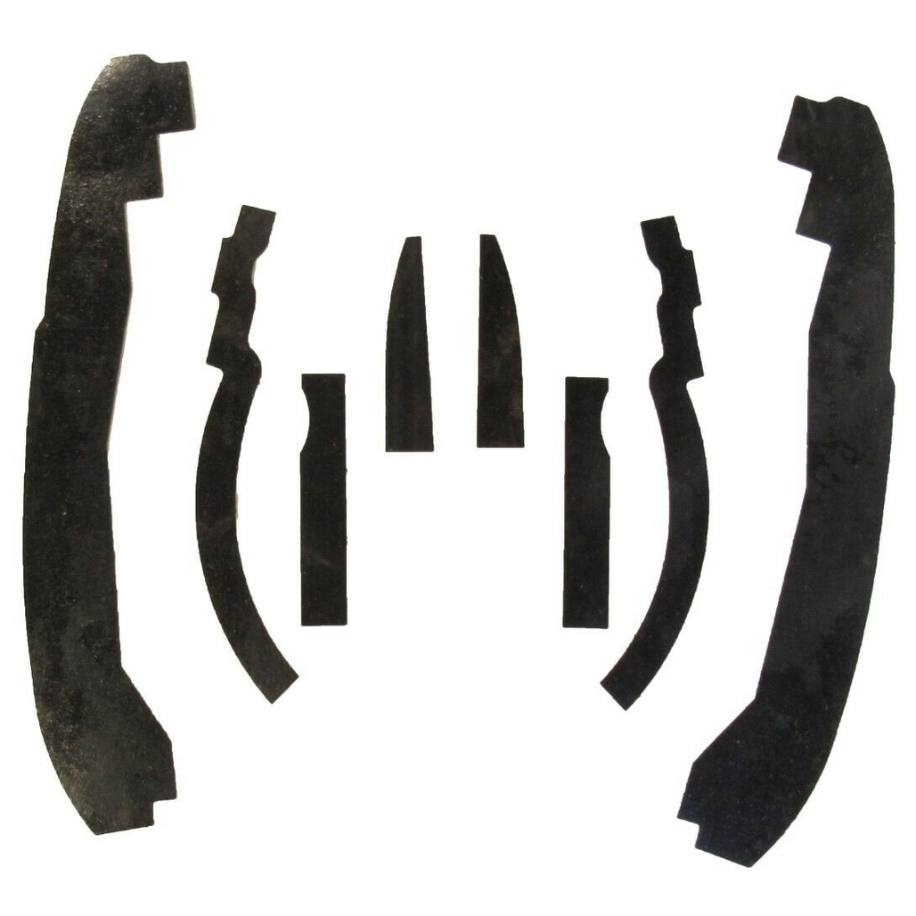 Splash Shield for 1966 AMC American Masticated Rubber Standard Front 2 pieces Splash Shield for 1966 AMC American Masticated Rubber Standard Front 2 pieces