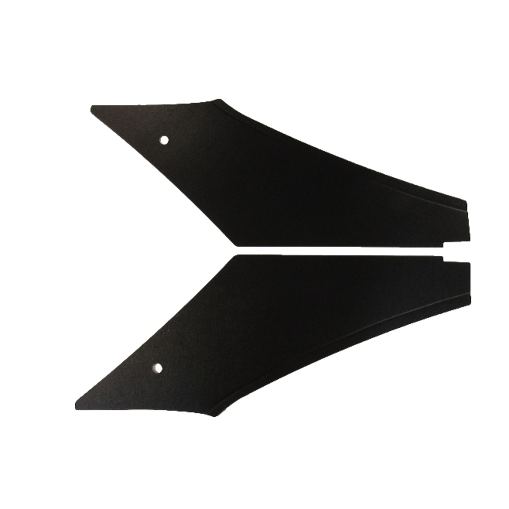 Interior Trim Sail Panels for 1968-1969 AMC AMX 2 Door Fastback Shiny Black