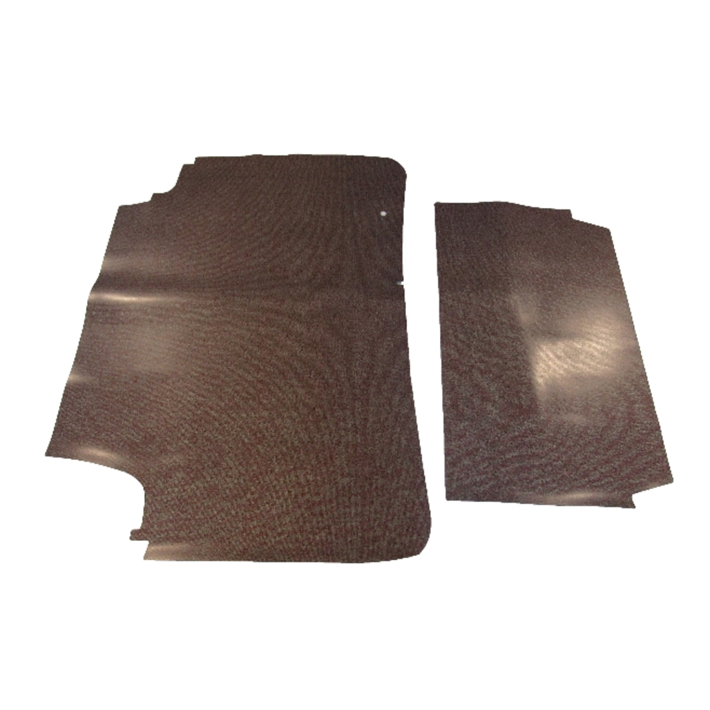 Trunk Floor Mat Cover for 1961 Pontiac Bonneville Starchief, Rubber Material, US Manufactured, OEM Quality, 2pc Kit