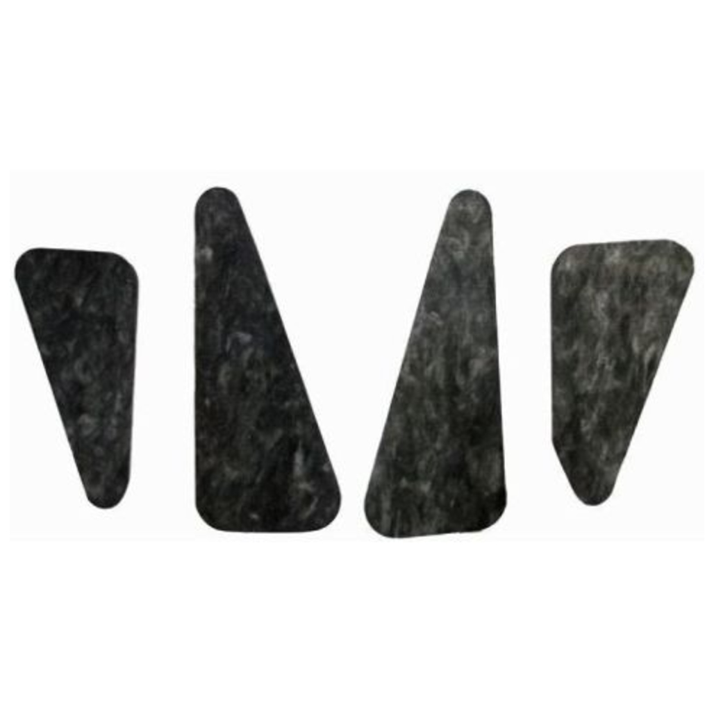 Hood Insulation Pad Heat Shield for Buick Riviera, Gray Fiberglass Front Pieces - Reduce Engine Noise and Heat, Made in USA