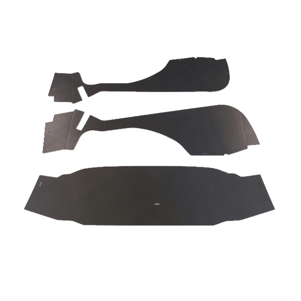 Trunk Side Panel Board 3pc for 1957 Buick Roadmaster 2 Dr Hardtop Gray USA Made