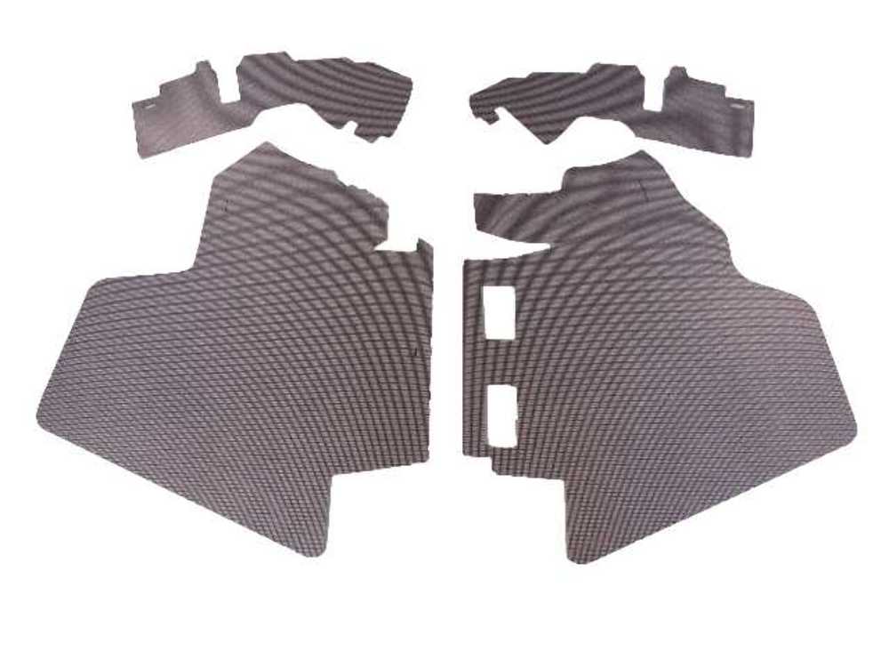 Trunk Side Panel Board for 59 Buick Electra 2DR Convertible Gray Waffle Pattern