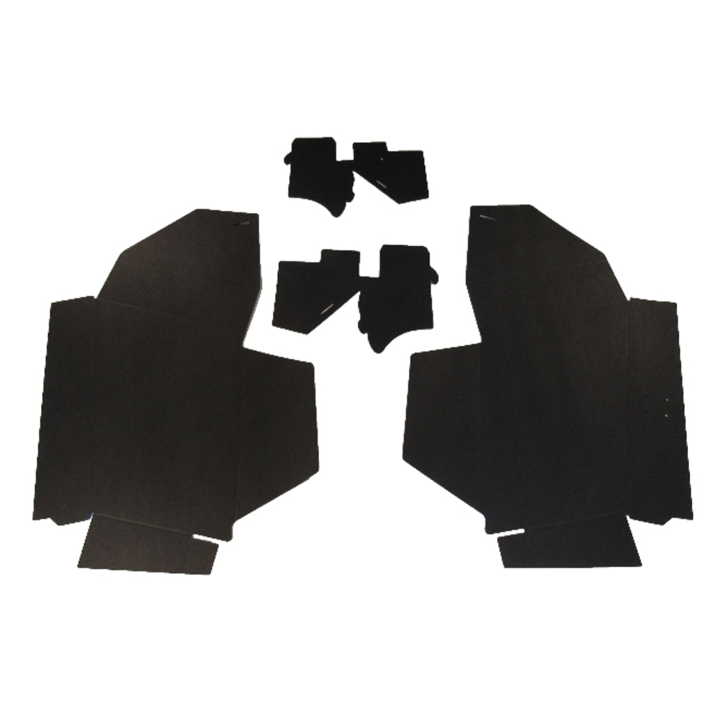 Trunk Side Panel Board 4pc for 1973 Buick Electra 225 2 Door Hardtop Black Trunk Side Panel Board 4pc for 1973 Buick Electra 225 2 Door Hardtop Black
