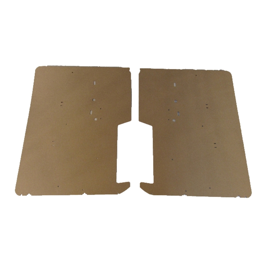 Interior Side Panel Backer Board for 1950 Cadillac Series 75 Unpainted 4 pieces