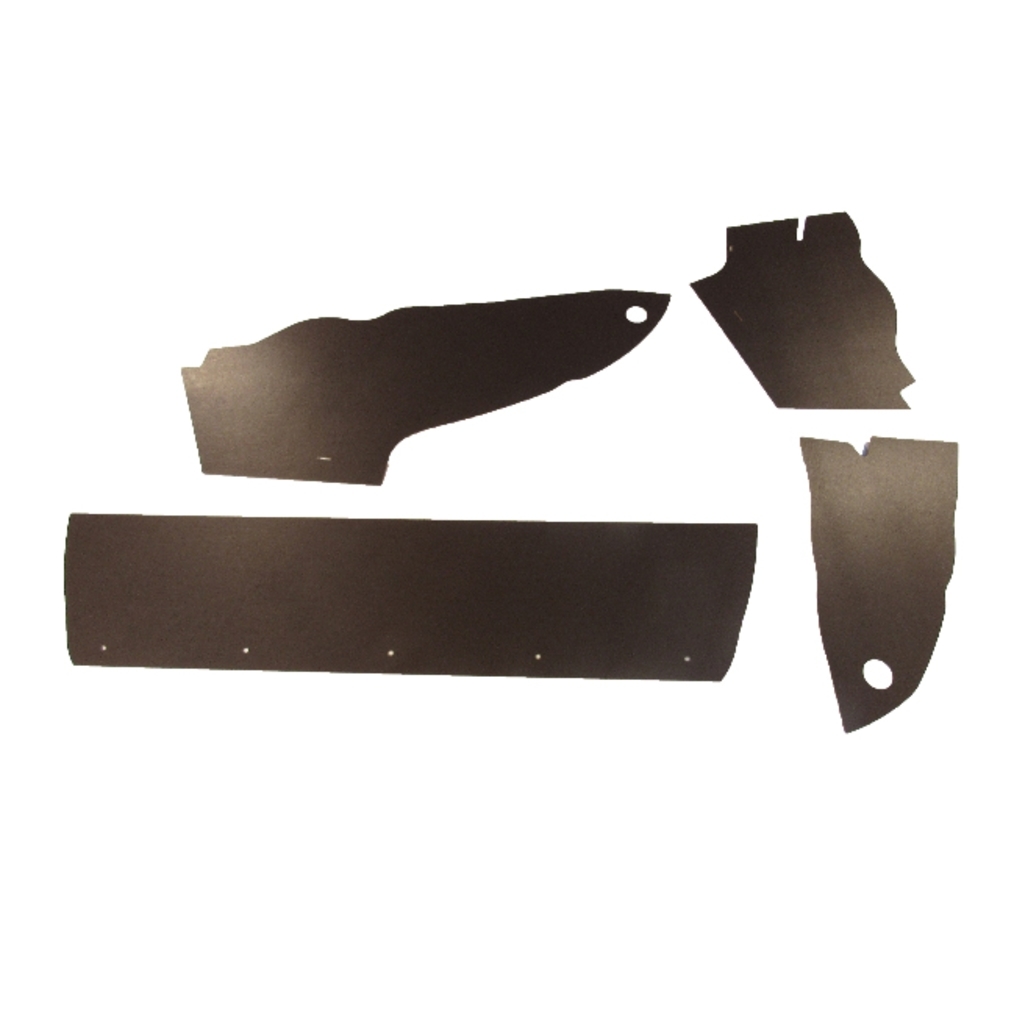 Trunk Side Panel Board 4pc for 1948-1949 Cadillac Series 62 4 Door Sedan Brown