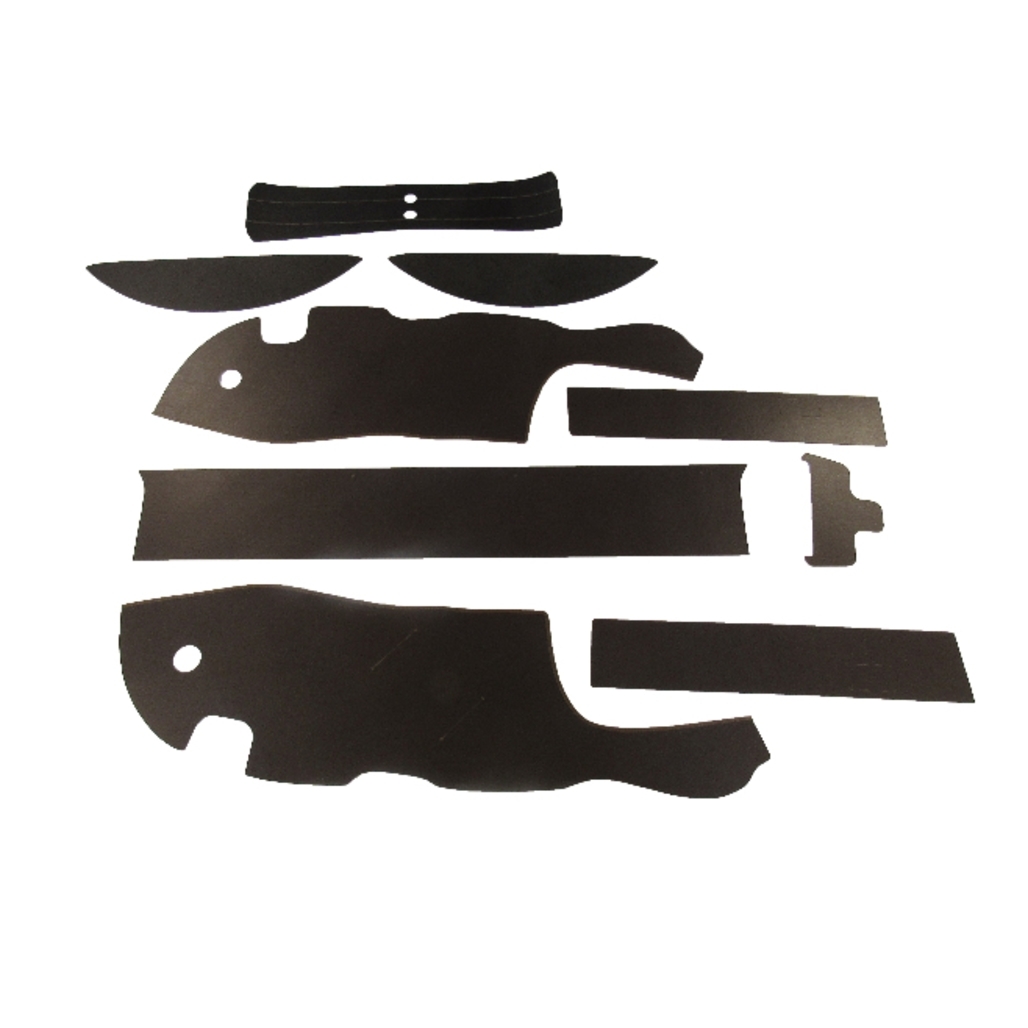 Trunk Side Panel Board 8pc for 1950 Cadillac Series 62 2 Door Convertible Gray