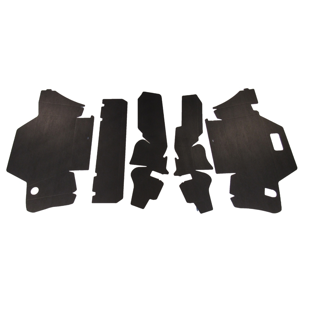 Trunk Side Panel Board 5pc for 1963 Cadillac Series 75 4 Door Sedan Black Trunk Side Panel Board 5pc for 1963 Cadillac Series 75 4 Door Sedan Black