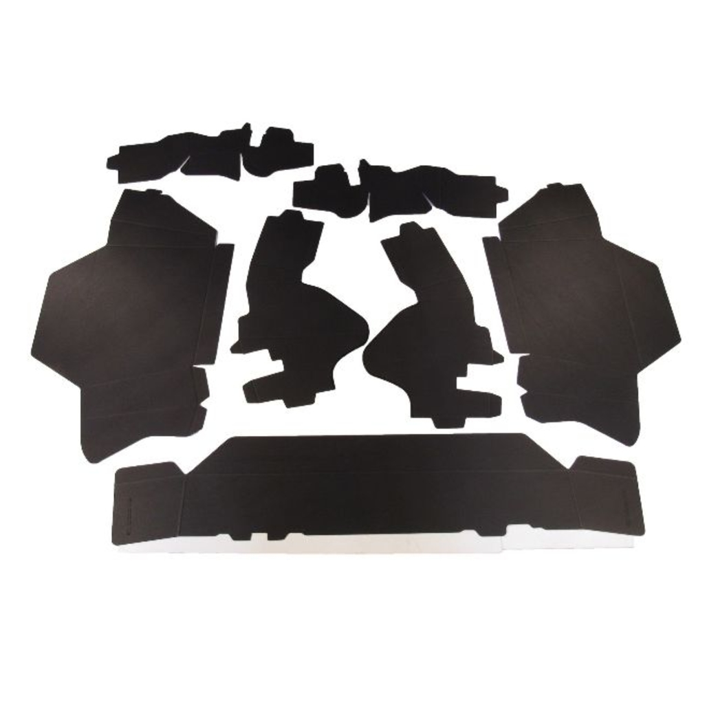 Trunk Side Panel Board 7pc for 1967-1968 Cadillac DeVille Hardtop Black USA Made Trunk Side Panel Board 7pc for 1967-1968 Cadillac DeVille Hardtop Black USA Made