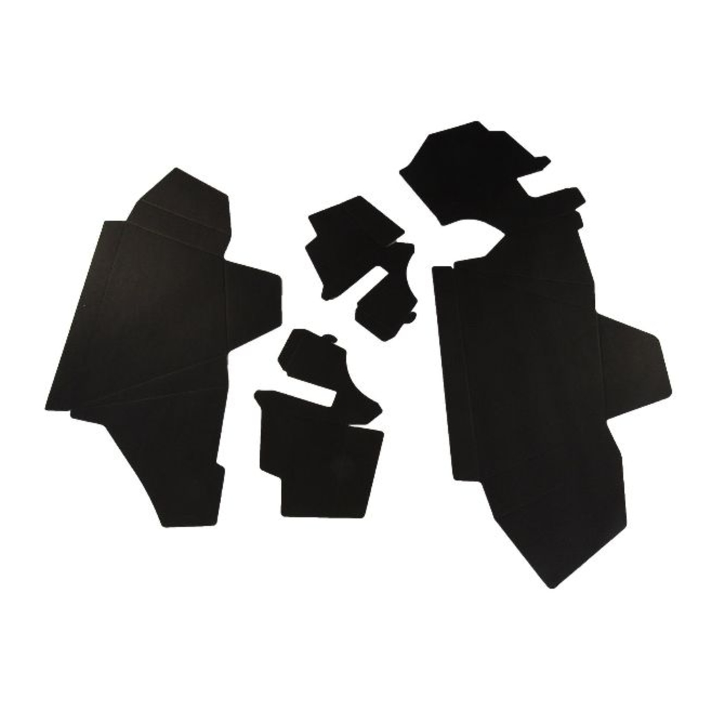 Trunk Side Panel Board 4pc for 1967-1968 Cadillac Eldorado 2 Door Hardtop Black