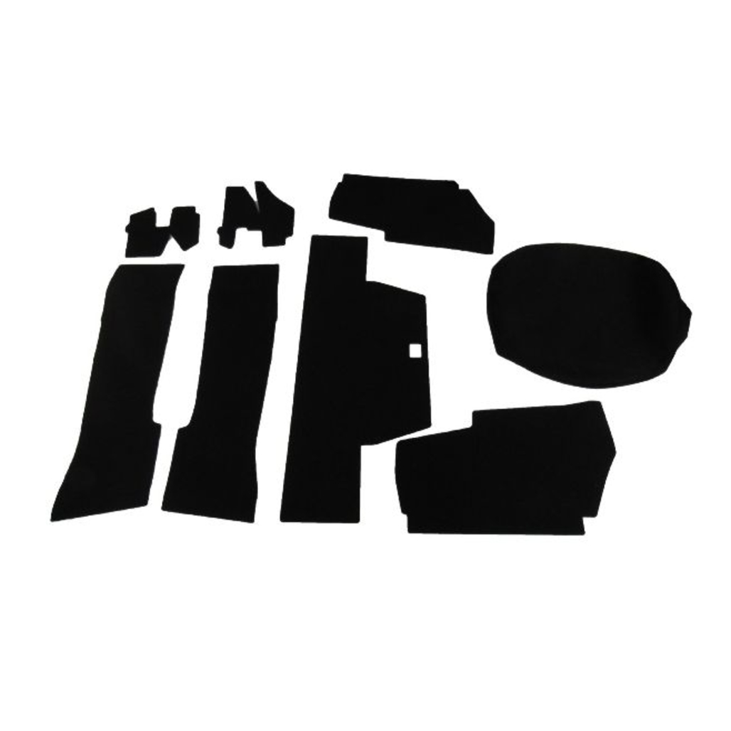 Trunk Side Panel Board 8pc for 1971-1972 Cadillac Eldorado 2Dr Convertible Black