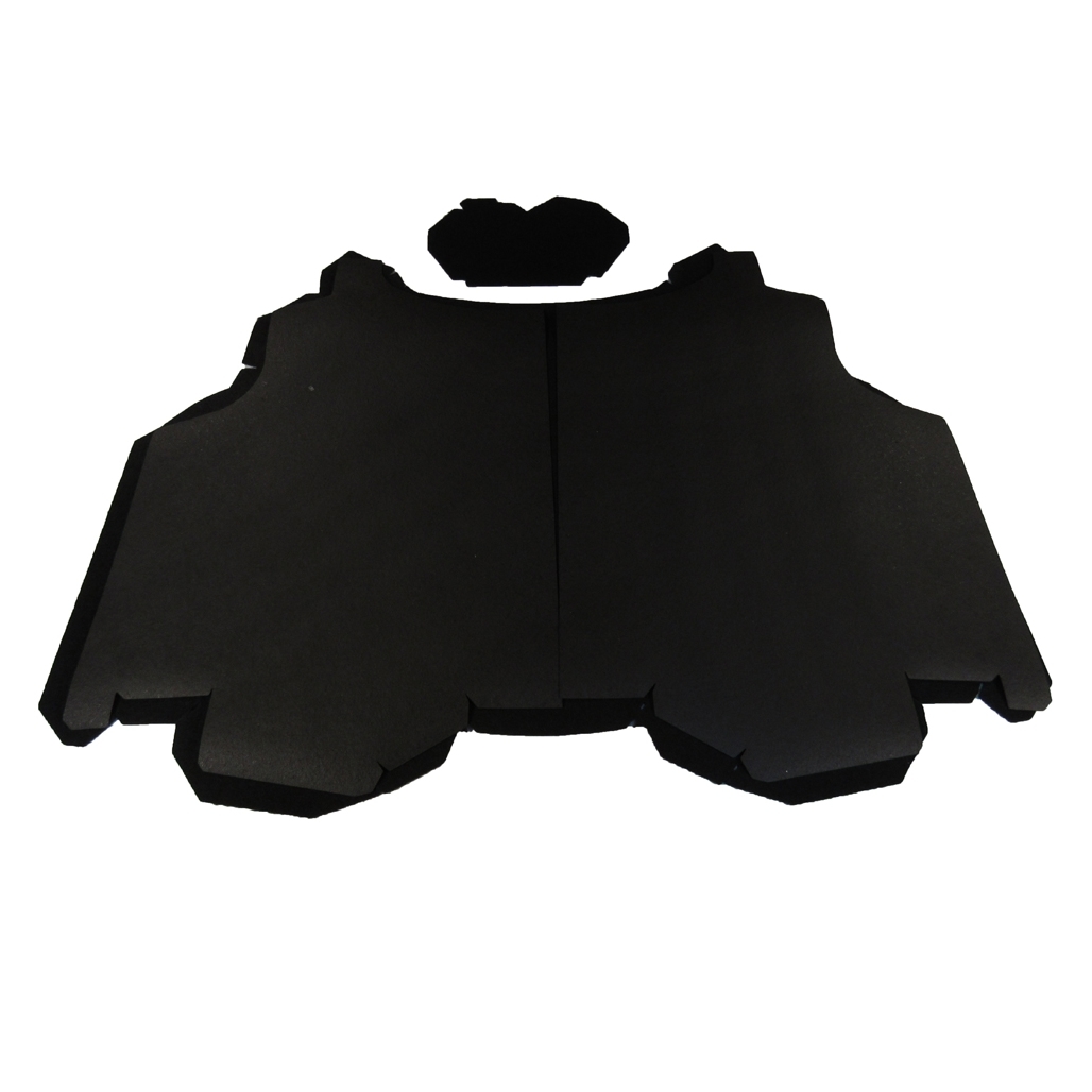 Trunk Floor Mat Cover for 1967 Cadillac Eldorado Hardtop, Black Carpet Material, 2pc Set, Made in USA.